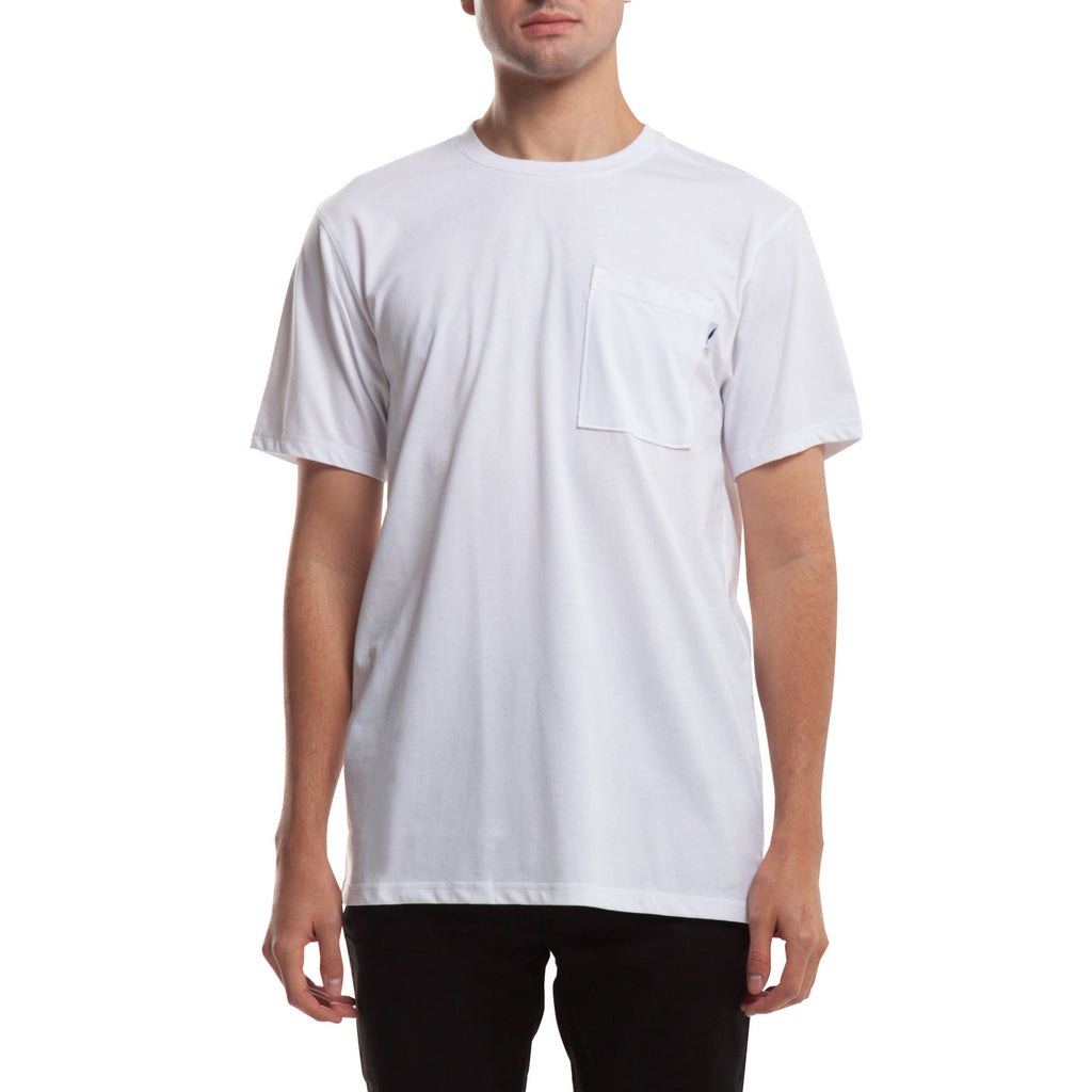 Index S/S Pocket Basic - White