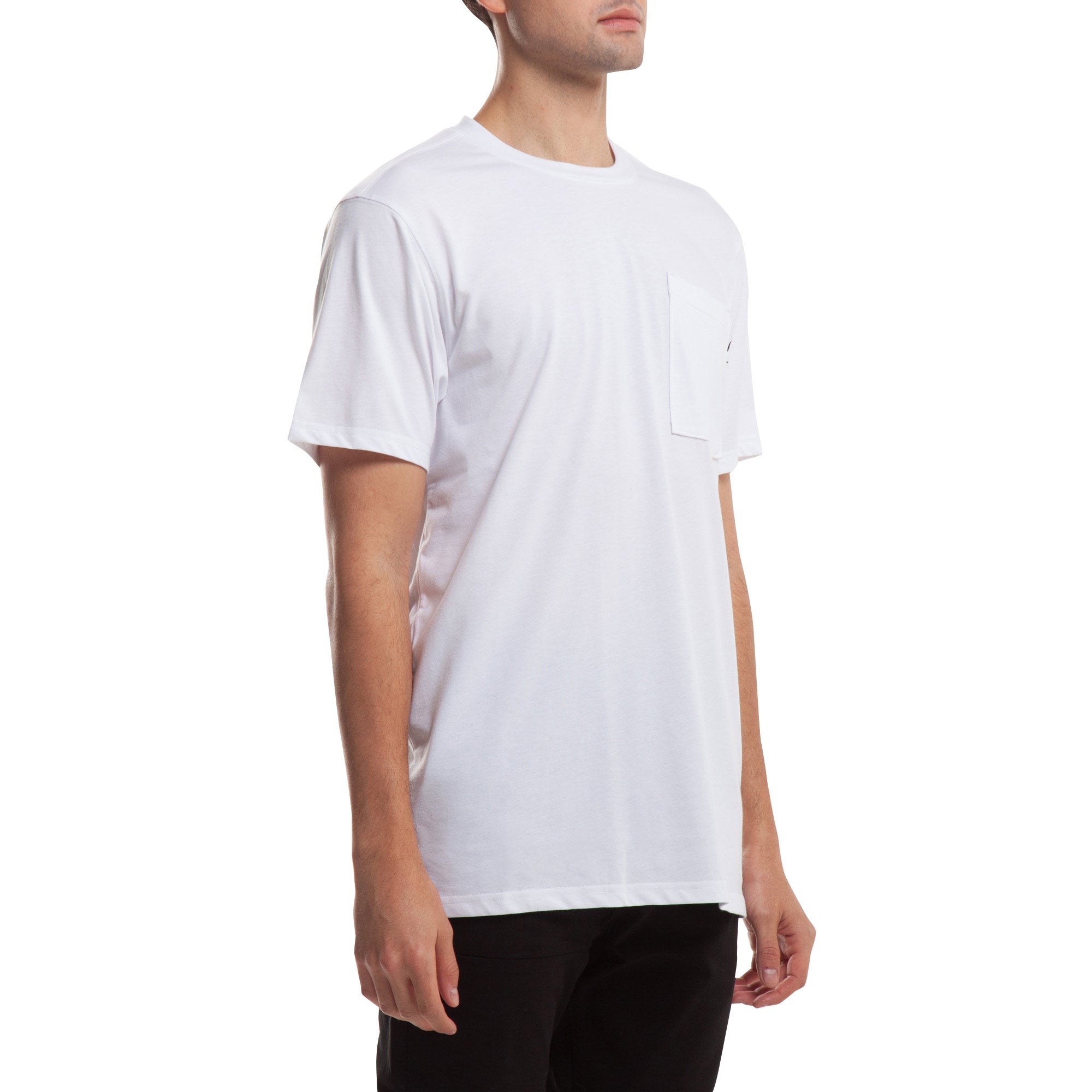 Index S/S Pocket Basic - White