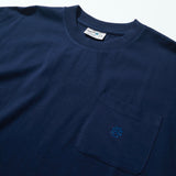 Logo Pocket Tee Oversized - Navy