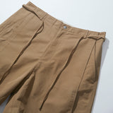 Pleat Chino Short Oversized - Beige