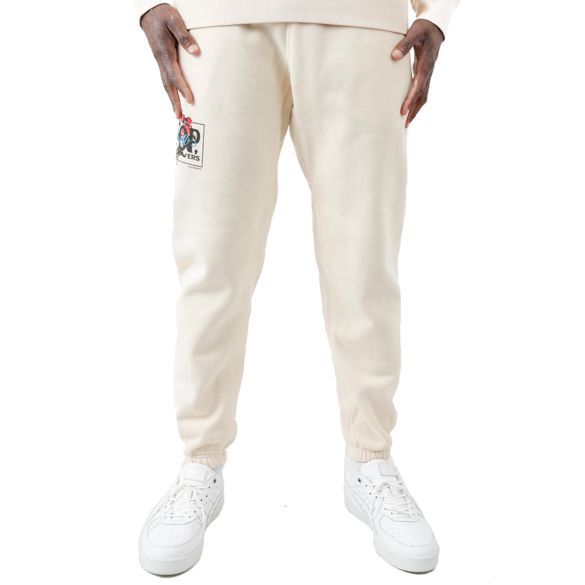 Sweatpants with flowers hot sale